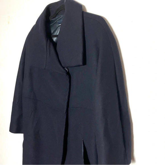 BLUE Les Copains‎ Wool Coat Navy 42 6 - Picture 2 of 7